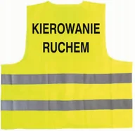 Odzież robocza - Kamizelka odblaskowa z nadrukiem KIEROWANIE RUCHEM rozmiar XXXL - miniaturka - grafika 1