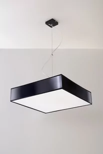 Sollux Lighting Lampa Wisząca Horus czarna duża - SL.0133 - Lampy sufitowe - miniaturka - grafika 1