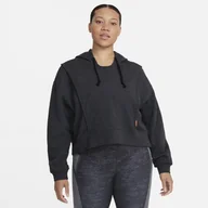 Bluzy sportowe damskie - Nike Dri-FIT Czarny XS - miniaturka - grafika 1