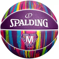 Koszykówka - Spalding Marble Ball 84403Z, Unisex, Piłki Do Koszykówki, Fioletowe - miniaturka - grafika 1
