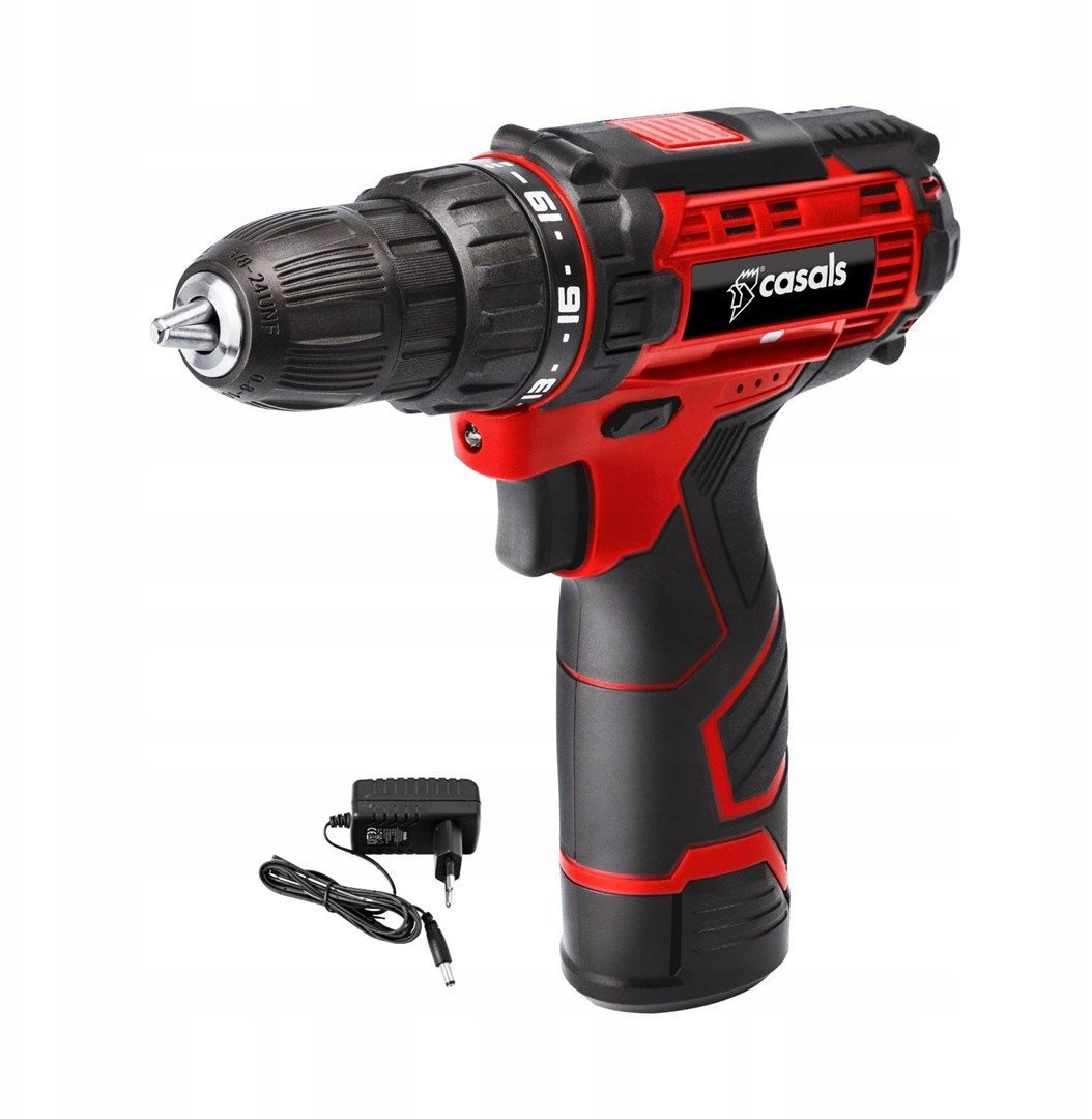 CASALS Wkrętarko-wiertarka bezprzewodowa elektryczna 12V CSC1205BC
