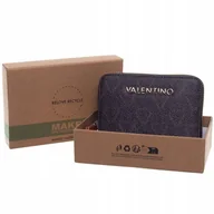 Portfele - Valentino Portfel Damski Lady Re Zip Around Wallet Ciemny Brąz - miniaturka - grafika 1