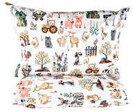 Pościel dla dzieci - Pościel zwierzęta krowa farma wieś 160x200 bawełniana dla dziecka miękka - miniaturka - grafika 1