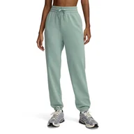 Spodnie damskie - Damskie Spodnie UNDER ARMOUR UA RIVAL TERRY JOGGER 1382735-348 – Oliwkowy - miniaturka - grafika 1