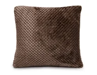 Poszewki na poduszki - Poszewka 40x40 Dekoracyjna Ricky kol. Brąz - miniaturka - grafika 1
