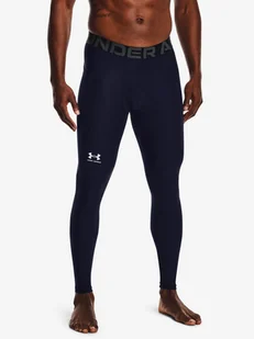 Legginsy męskie Under Armour HeatGear Armour Leggings-NVY S - Spodnie sportowe męskie - miniaturka - grafika 1