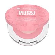 Róże do policzków - Bell HYPO Blush&Glow 01, hypoalergiczny rozświetlający róż, 9g - miniaturka - grafika 1