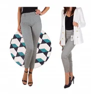 Spodnie damskie - Spodnie damskie wizytowe 7/8 na komunie Cygaretki 40 L Firi - miniaturka - grafika 1