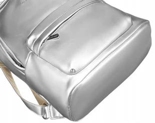 Stylowy Plecak Damski Ze Skóry Ekologicznej Lumarko! - Plecaki - miniaturka - grafika 9