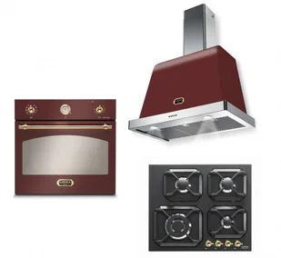Lofra ZESTAW Built-in + DOLCEVITA 60 + ROSSO BURGUNDY - Zestawy AGD - miniaturka - grafika 1