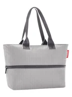 Torebki damskie - Reisenthel Shopper bag "e1" w kolorze szarym - 50 x 26,5 x 16,5 cm - miniaturka - grafika 1