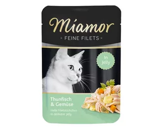 Miamor Feine Filets - mokra karma dla kota filety z tuńczyka z warzywami 12x100g - Mokra karma dla kotów - miniaturka - grafika 2
