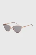 Okulary przeciwsłoneczne - Furla okulary przeciwsłoneczne damskie kolor różowy SFU715_598FCF - miniaturka - grafika 1