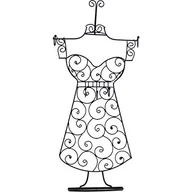 Manekiny wystawowe - Desconocido B and B Manekin Wiszący Naszyjniki, Czarny, Kompozytowy, Jeden rozmiar - miniaturka - grafika 1