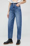 Spodnie damskie - Tommy Hilfiger jeansy bawełniane damskie high waist - miniaturka - grafika 1