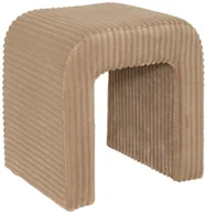 Pufy i podnóżki - Stołek, puf sztruksowy Sevi, beżowy - miniaturka - grafika 1