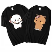 Koszulki męskie - 2x KOSZULKA Z NADRUKIEM MĘSKA ŚMIESZNA T-SHIRT BUBU DUDU MISIE Mem Love - miniaturka - grafika 1