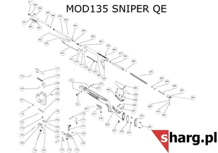 Śruba mocująca kabłąk przednia Hatsan MOD 33 - 155, Dominator 200, Striker, Proxima (777) - Osprzęt do wiatrówek - miniaturka - grafika 29