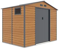 Altany ogrodowe - Domek Na Narzędzia Montreal 277X195Cm Oak Grey - Hardmaister - miniaturka - grafika 1
