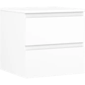 Szafki łazienkowe - Mexen Orio szafka łazienkowa podumywalkowa 50 cm z blatem, 2 szuflady, biała mat - 91A10-05047-2-BFFC01 - miniaturka - grafika 1