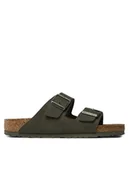 Klapki i japonki męskie - Birkenstock Klapki Arizona 1024550 Khaki - miniaturka - grafika 1