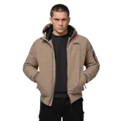 Kurtki i kamizelki sportowe męskie - Pit Bull Kurtka Zimowa Balboa II Dark Sand - miniaturka - grafika 1