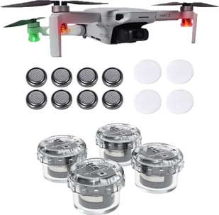 SunnyLife DODATKOWE OŚWIETLENIE LOKALIZATOR LAMPKI NOCNE SYGNALIZACYJNE DO DRONA DJI MAVIC MINI / 2 / SE / FIMI X8 - Akcesoria do drona - miniaturka - grafika 1