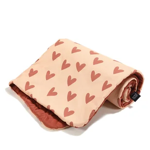 La Millou - Ciepły Koc Velvet HEARTBEATPINK - Koce i narzuty dla dzieci - miniaturka - grafika 1