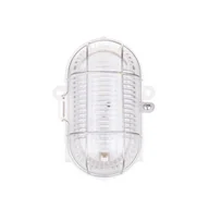 Lampy pozostałe - Oprawa oświetleniowa stała LED owalna mała osłona metal - miniaturka - grafika 1