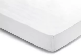 Prześcieradło z Gumką Satyna Bawełniana BCL 01 Biały 200x220 - Prześcieradła - miniaturka - grafika 1