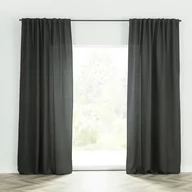 Zasłony - Dekoria pl pl Zasłona BASIC na taśmie marszczącej 140x280cm bazaltowy 1 szt. 140 cm x 280 cm pl Zasłona BASIC na taśmie marszczącej 140x280cm bazaltowy 1 szt. 140 cm x 280 cm - miniaturka - grafika 1
