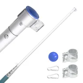 Flagi i akcesoria - Flaga Polski z masztem, 5,55 m, aluminium Lumarko! - miniaturka - grafika 1