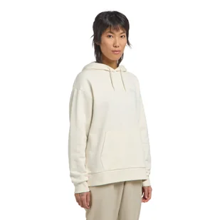 Damska bluza z kapturem Jack Wolfskin ESSENTIAL HOODIE W cotton white - XS - Bluzy damskie - miniaturka - grafika 1