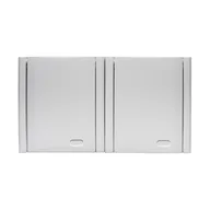 Gniazdka elektryczne - Polmark Gniazdo podwójne BRAVO Biały - miniaturka - grafika 1