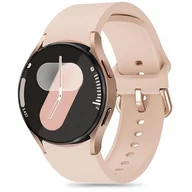 Akcesoria do smartwatchy - Pasek TECH-PROTECT Silicone do Samsung Galaxy Watch 4/5/5 Pro/6/7/FE Kremowy - miniaturka - grafika 1