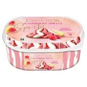 Lody i desery lodowe - Carte D'Or Lody sorbetowe malinowe i lody sorbetowe cytrynowe z sosem 825 ml - miniaturka - grafika 1