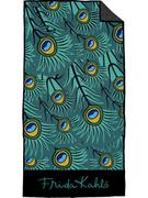Ręczniki - Madre Selva Ręcznik plażowy "Peacock Feathers" w kolorze zielonym - 150 x 90 cm - miniaturka - grafika 1