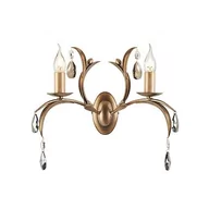 Lampy ścienne - Elstead Lighting Fantazyjna lampa ścienna LILY brązowy metalik - miniaturka - grafika 1