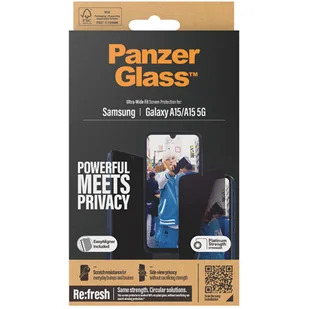 PanzerGlass Ultra-Wide Fit Sam A55 5G A556 Privacy Screen Protection Easy Aligner Included P7358 - Szkła hartowane na telefon - miniaturka - grafika 6