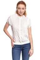 Bluzki damskie - Wrangler, Bluzka damska, Romantic Top Offwhite W504Lme02, rozmiar L - miniaturka - grafika 1