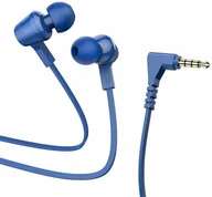 Słuchawki - Słuchawki przewodowe douszne Jack 3,5 mm Hoco M86 niebieskie - miniaturka - grafika 1