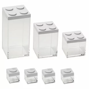 Zestaw pojemników brickstore 7 szt biały kod: OM-M6513BI - Siekacze tarki i szatkownice - miniaturka - grafika 1
