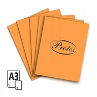 Szkolne artykuły papiernicze - Brystol Protos A3 pomarańczowy jasny 160g 20k - miniaturka - grafika 1