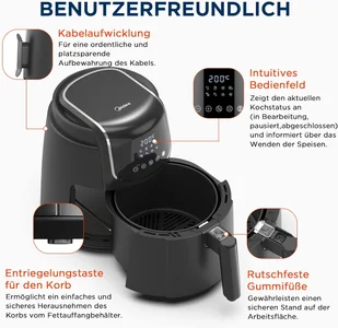 Frytownica beztłuszczowa MIDEA MF-CN40C2 - AGD OUTLET - miniaturka - grafika 2