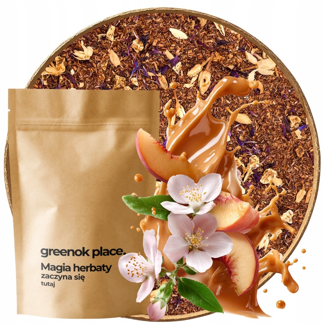 Rooibos Karmelowa Afryka 1000g karmel brzoskwinia jaśmin herbata Karmelowa