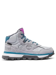 Timberland Trzewiki Trail Trekker Mid Gtx GORE-TEX TB0A67DC0321 Szary - Buty dla chłopców - miniaturka - grafika 1