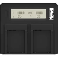 Ładowarki i akumulatory - Ładowarka dwukanałowa NEWELL DC-LCD do akumulatorów Canon BP-955/975 - miniaturka - grafika 1