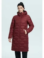 Kurtki damskie - Icepeak Płaszcz pikowany "Bandis" w kolorze bordowym - miniaturka - grafika 1