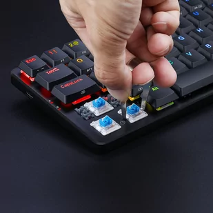 Redragon K615P-KBS Elise Pro Wireless Bluetooth Tri-Mode RGB czarna - Klawiatury - miniaturka - grafika 8