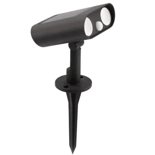 Solarna lampa słupek ogrodowy BINGO 6938401330 LED 8,2W 5000K IP54 czarna - Lampy ogrodowe - miniaturka - grafika 1